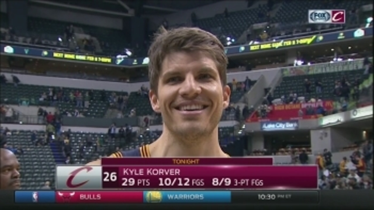 Kyle Korver wasn't expecting to have such a huge night