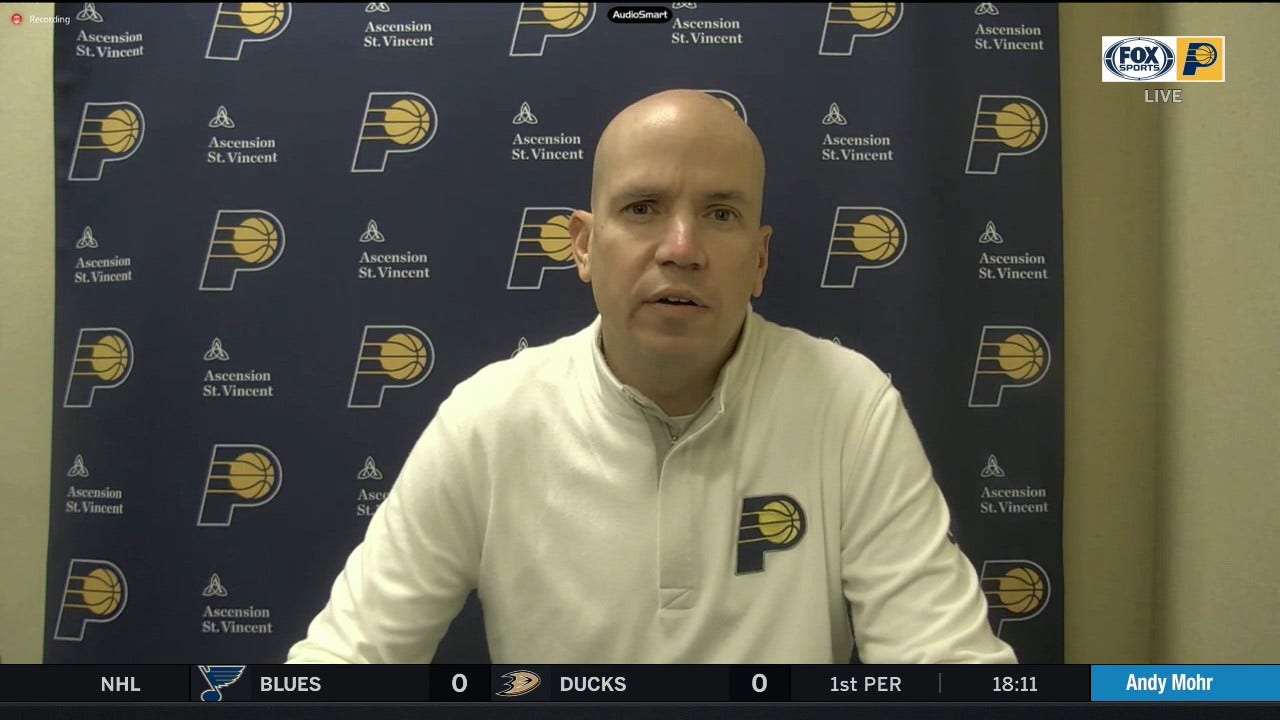 Bjorkgren after Pacers' win over Cavs: 'There's no quit in this team'