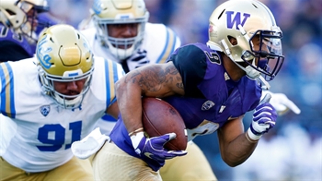 Myles Gaskin torched UCLA with 169 yards and 1 TD in the No. 12 Washington Huskies' 44-23 rout over the Bruins