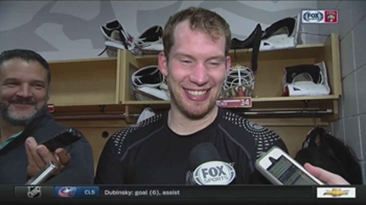 New dad James Reimer on beating Ducks, being a first-time father