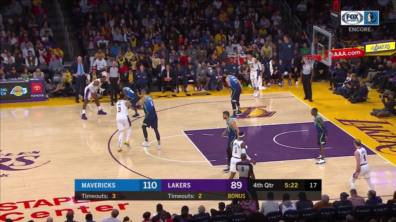 WATCH: Luka Doncic Nails 3 vs. LeBron James | Mavs ENCORE