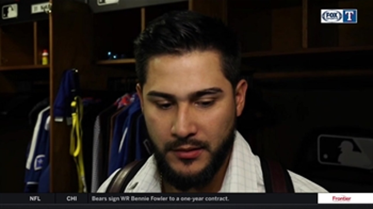 Martin Perez on struggling with his pitches in loss to Rays