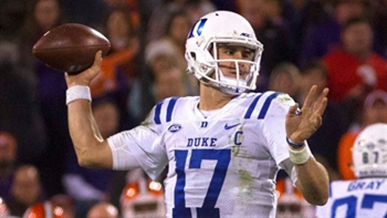 Colin Cowherd urges the New York Giants to pass on Daniel Jones at 6th overall