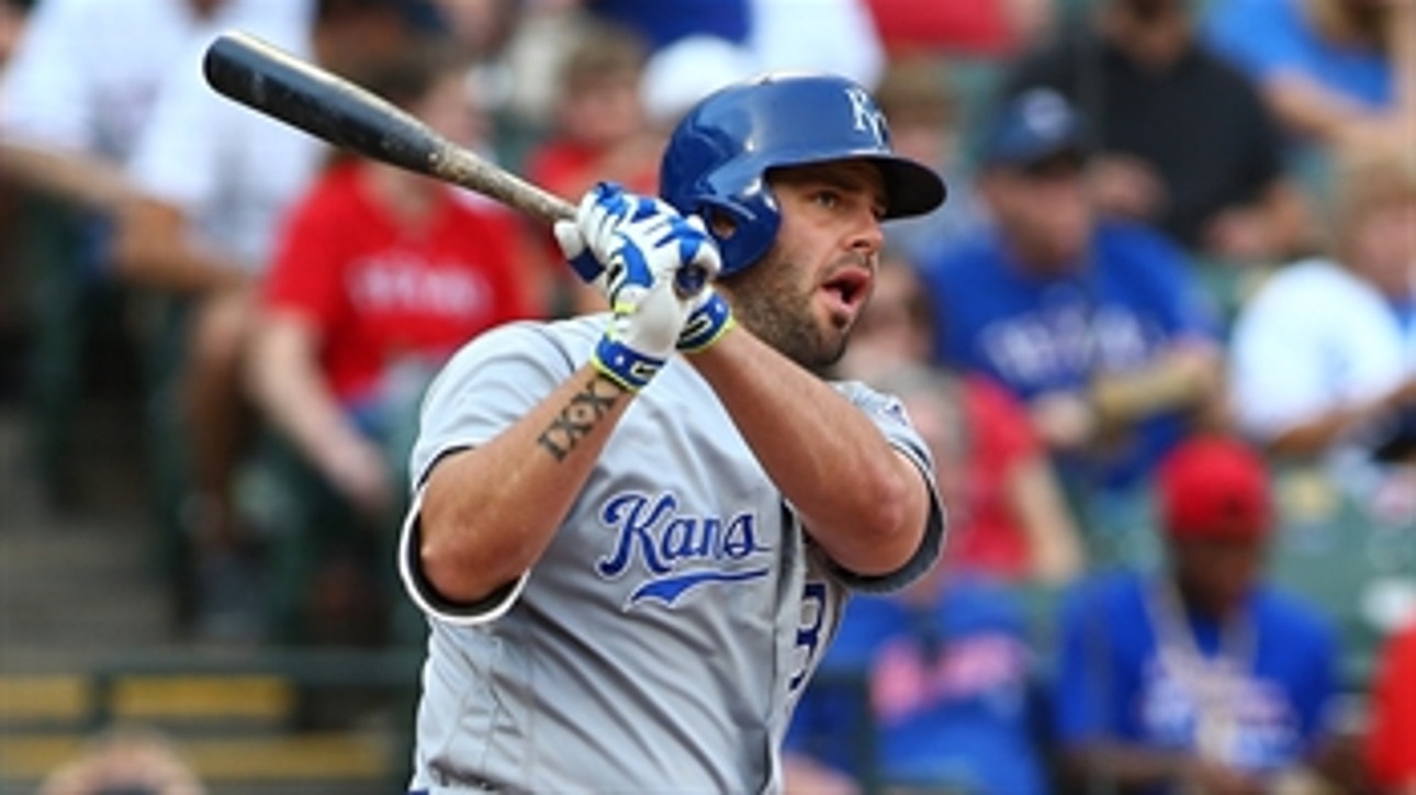 Mike Moustakas sure looked like a hot trade candidate when he got off to a strong start