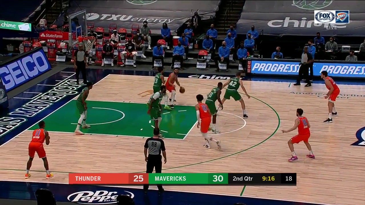 HIGHLIGHTS: Kenrich Williams Hits and Draws Contact