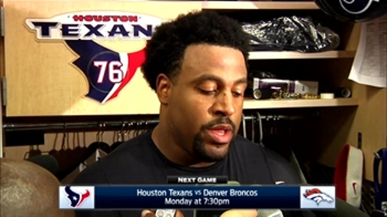 Duane Brown on Texans hanging in there, win over Colts