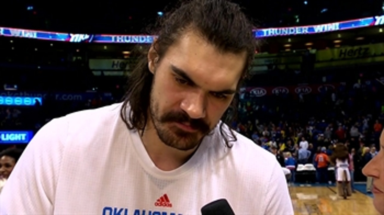 Steven Adams on Season Sweep of Jazz