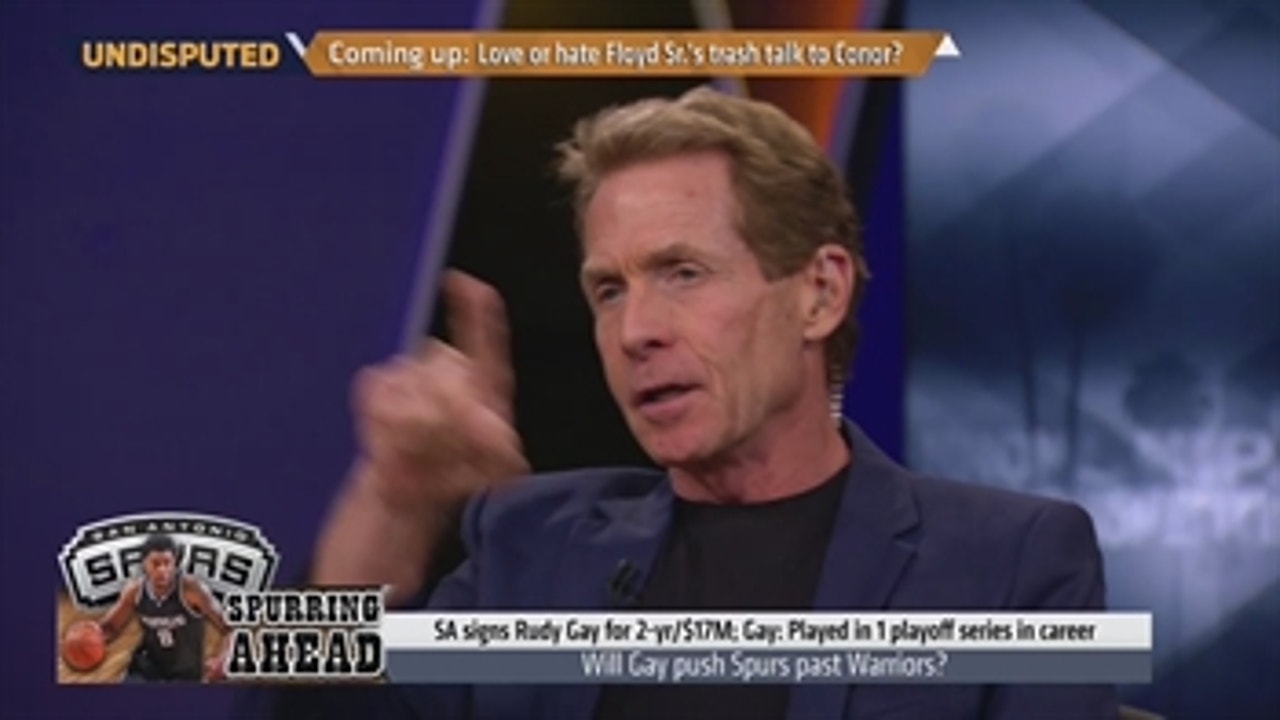 Rudy Gay to the Spurs - does this push the Spurs past the Warriors? | UNDISPUTED