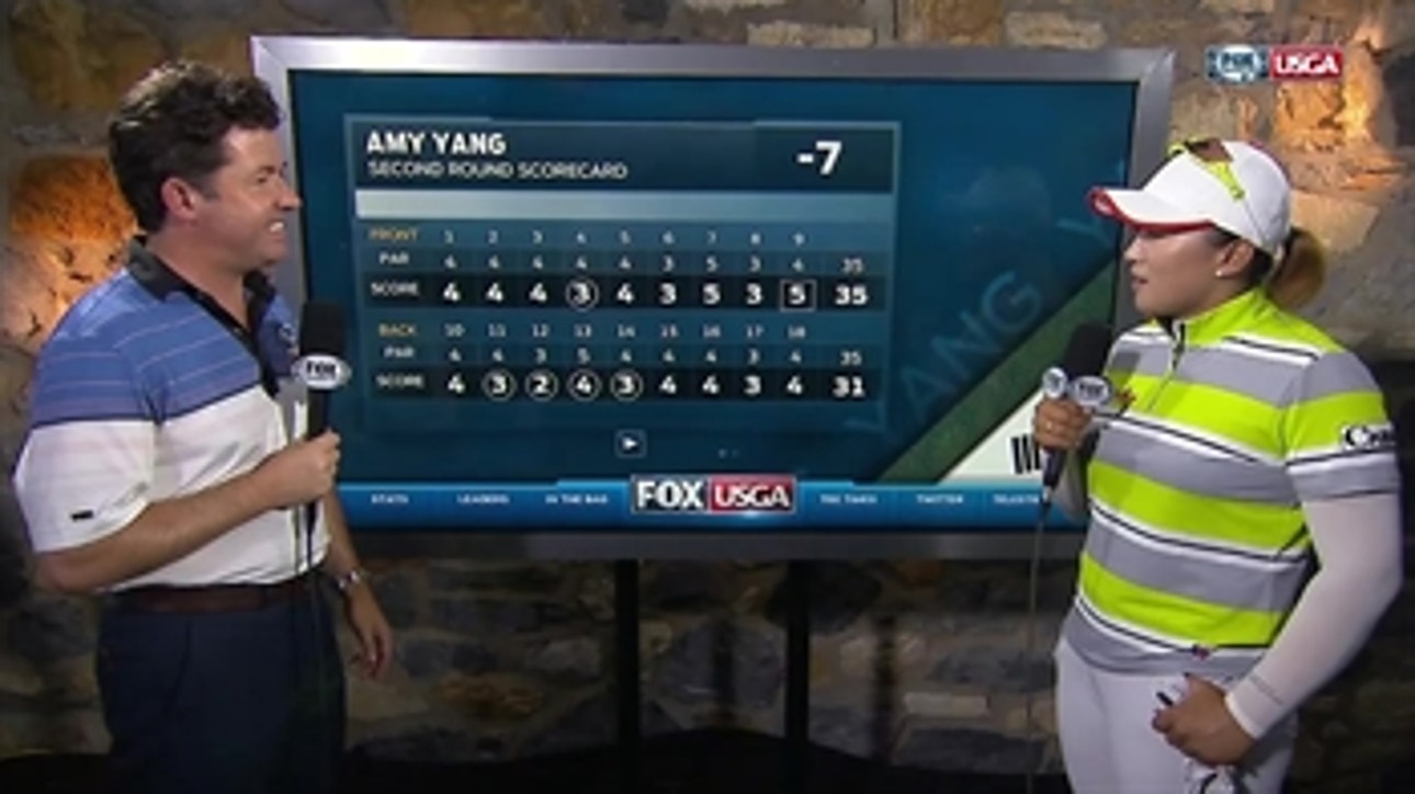 Amy Yang on impressive Round 2 performance