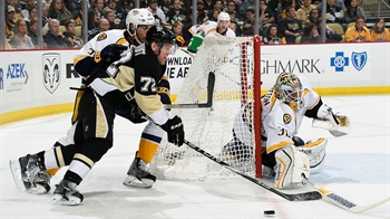 Hatton helps Predators shut out Penguins