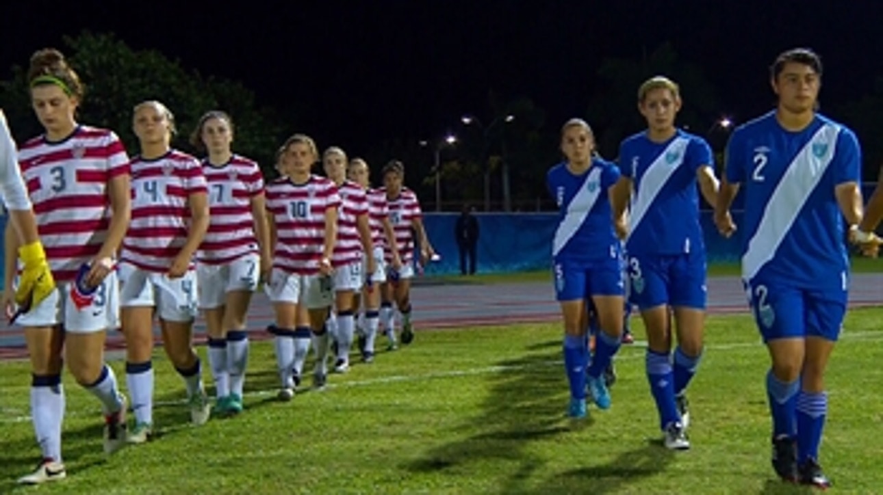 USA v Guatemala CONCACAF U-20 Women's Highlights 01/13/14
