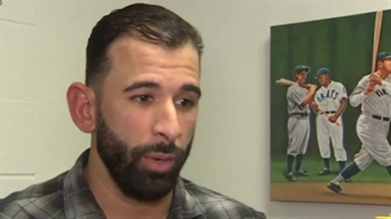 Bautista on being punched: It takes a bigger man to knock me down