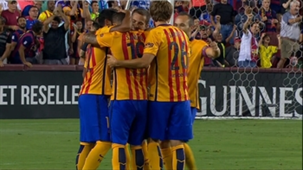 Barcelona's Sandro curls in beauty against Chelsea - 2015 International Champions Cup Highlights