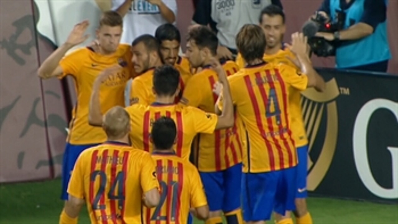 Suarez equalizes for Barcelona against Chelsea - 2015 International Champions Cup Highlights