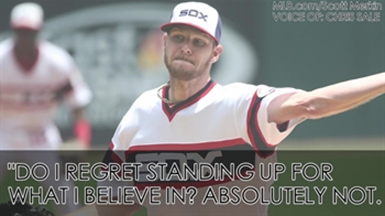 Chris Sale sort of apologizes for jersey incident