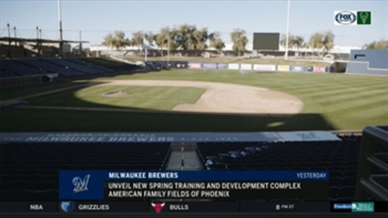 Inside the Brewers' new spring training complex