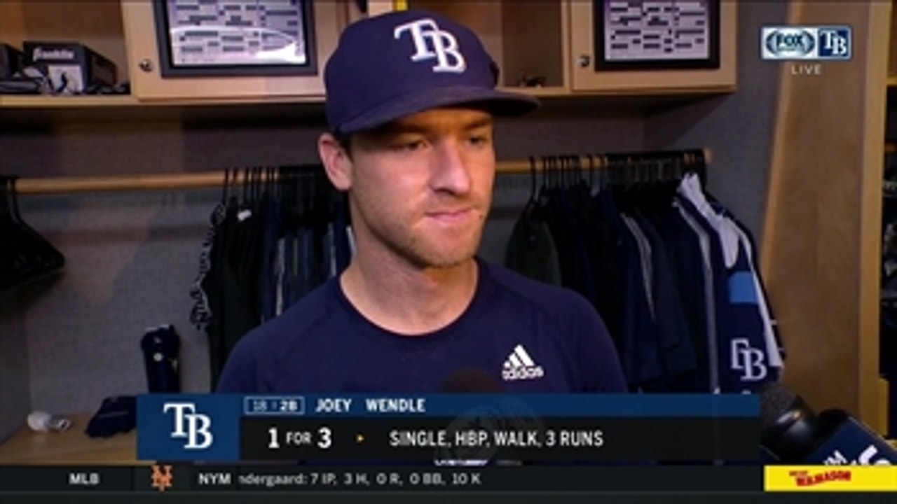 Joey Wendle talks victory, mentality for upcoming games