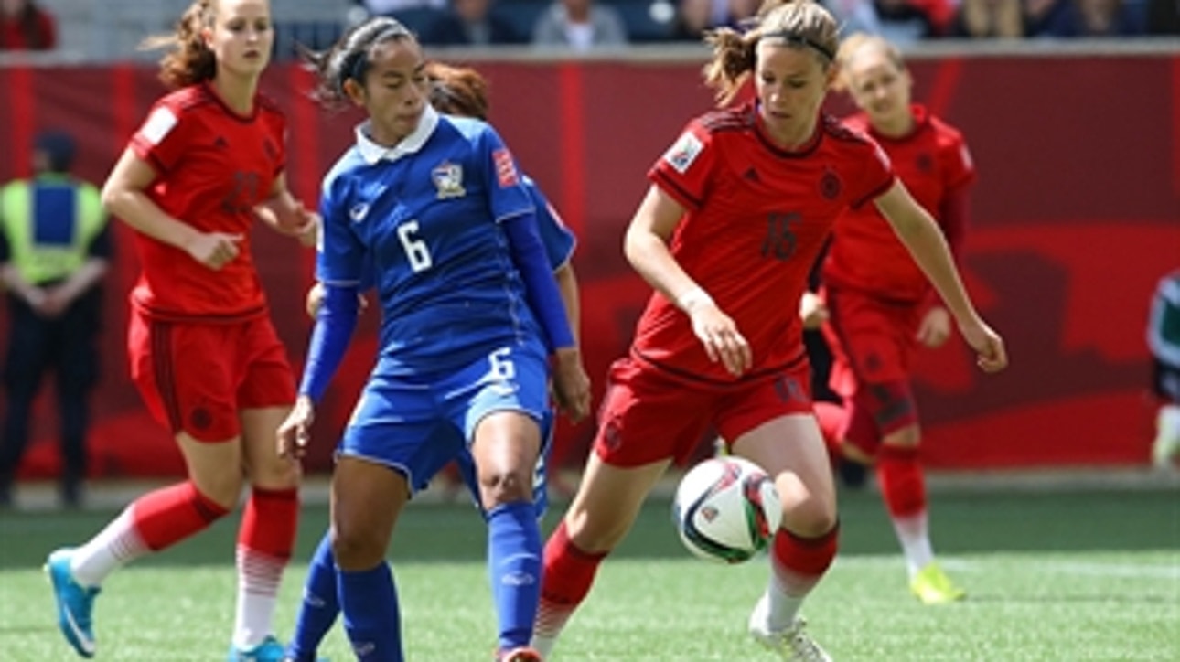 Leupolz gives Germany 1-0 lead against Thailand - FIFA Women's World Cup 2015 Highlights