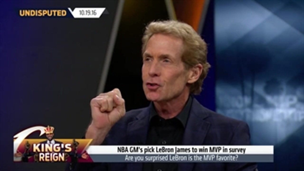 Skip Bayless explains his shock that LeBron is favored by NBA GMs to win the MVP | UNDISPUTED
