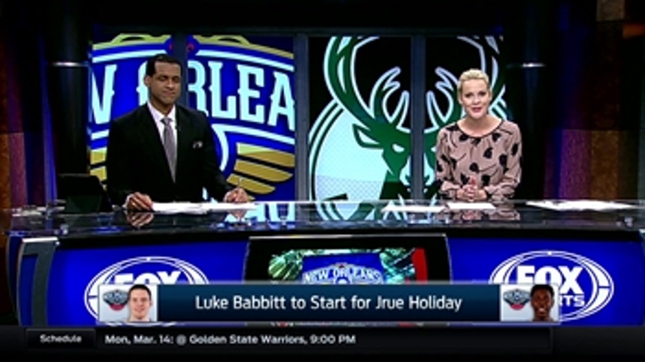 Pelicans Live: Luke Babbitt gets the call