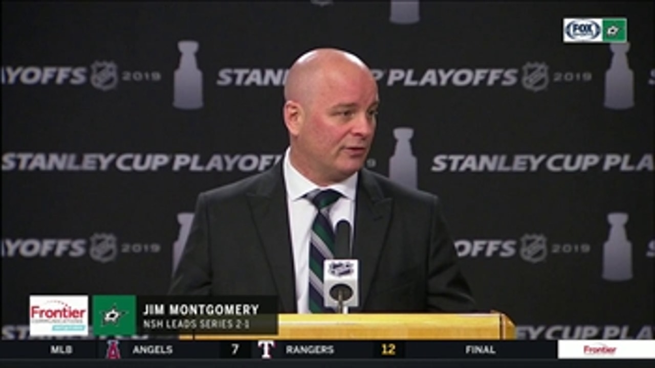 Jim Montgomery: 'I thought we played really good hockey' ' Stars Live