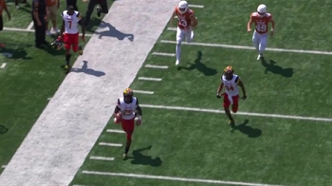 Maryland blocks field goal and scores with a 71-yard return