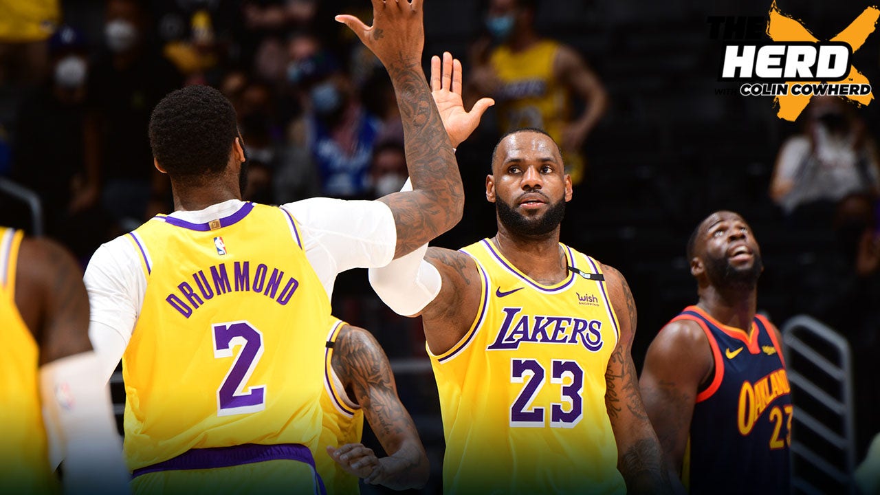 Colin Cowherd: LeBron & Lakers should feel great after comeback win vs. Steph's Warriors | THE HERD