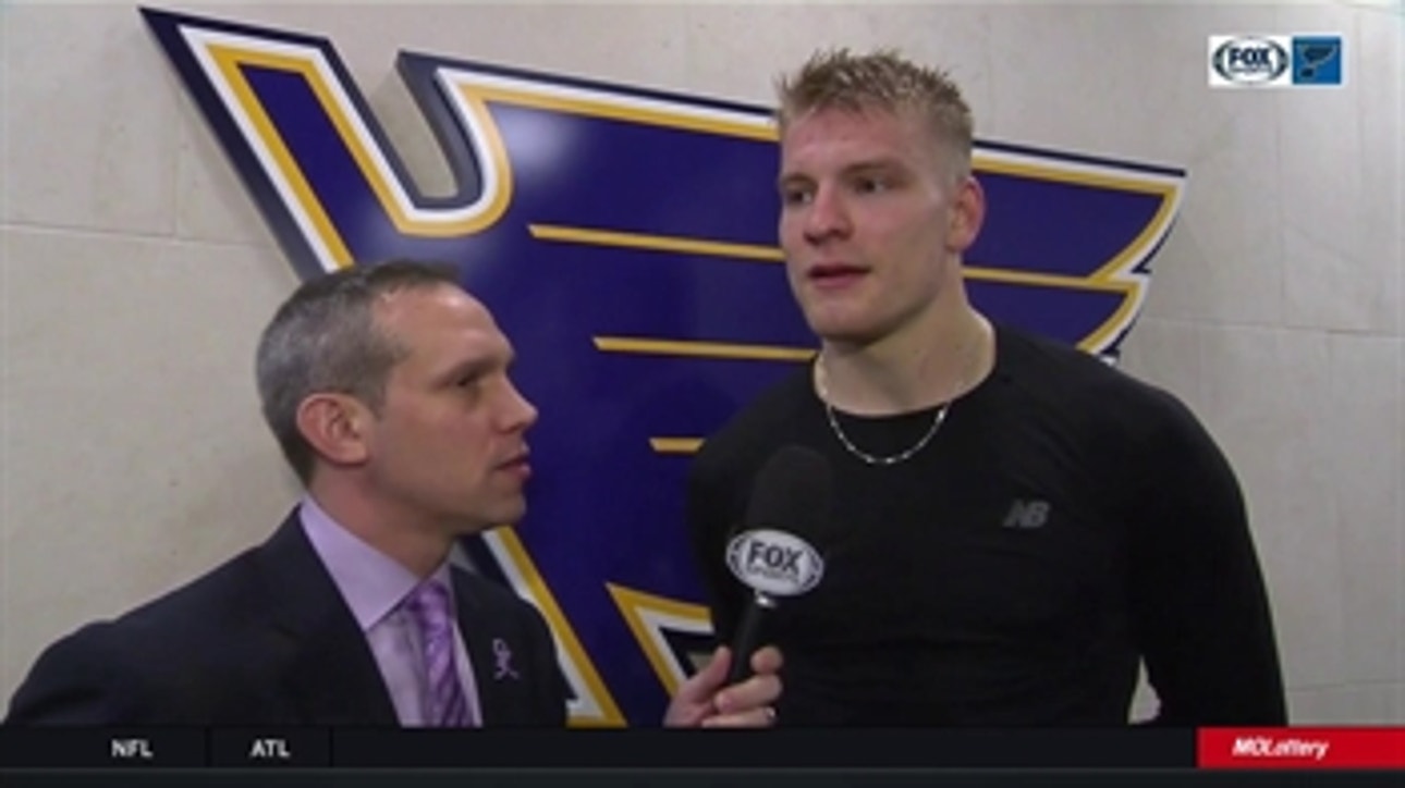 Colton Parayko on Blues' loss to Kings: 'We just weren't connected'