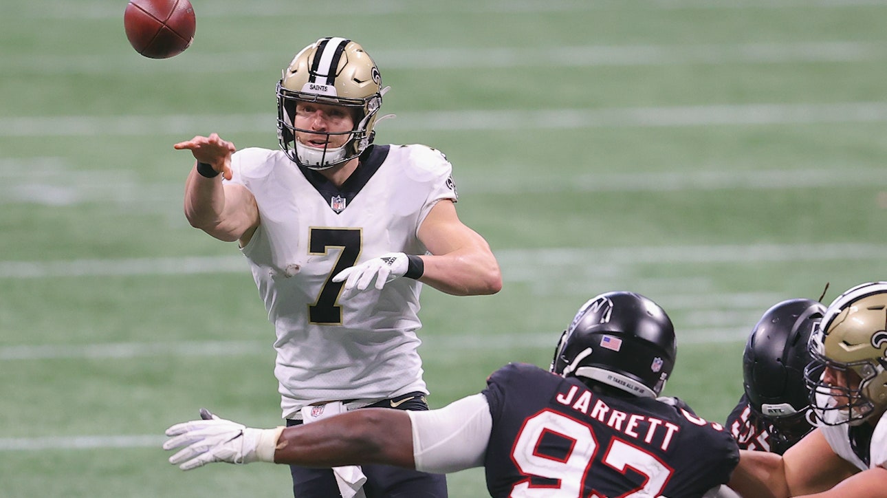 Nick Wright: Saints will regret Taysom Hill at QB but he deserves credit for the 1st half of matchup v Falcons ' FIRST THINGS FIRST