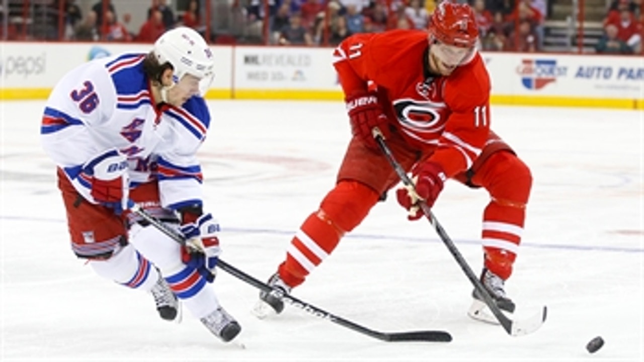 Hurricanes upend Rangers at home