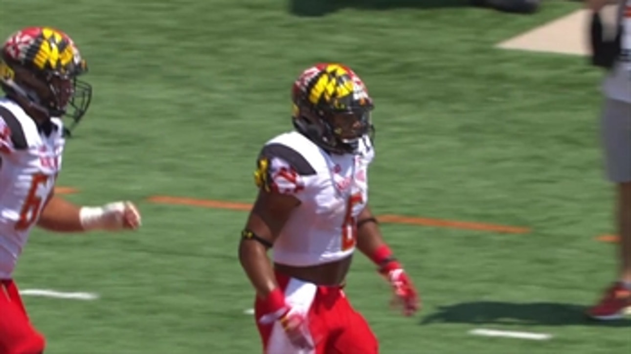 Maryland responds after Texas' return TD with a 40-yard rushing score