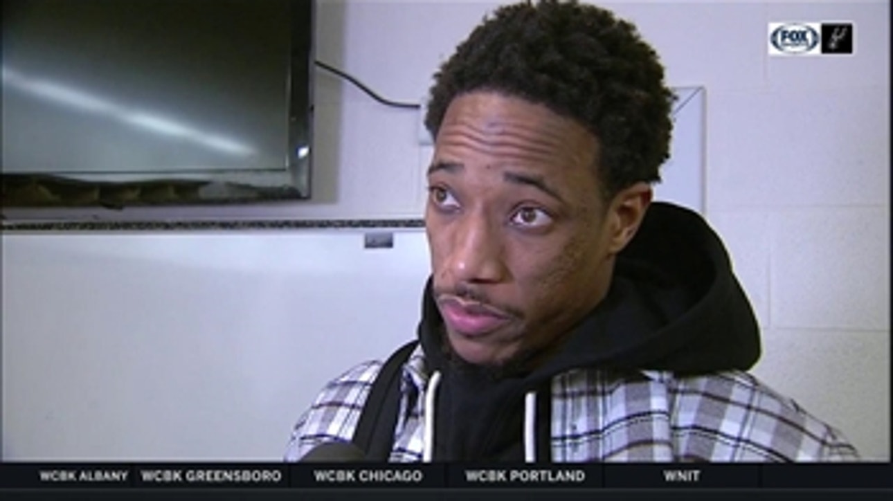 DeMar DeRozan talks San Antonio's 111-105 Loss in Houston