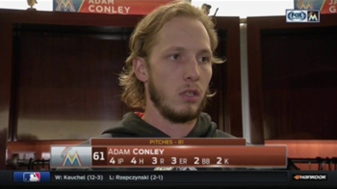 Adam Conley on start: A couple of mistakes I'd like to have back