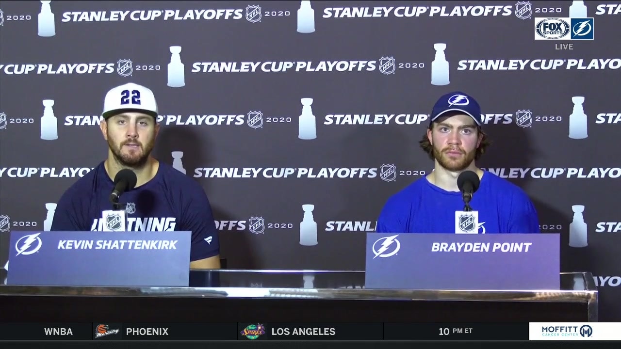 Brayden Point, Kevin Shattenkirk on OT win, Lightning advancing in playoffs