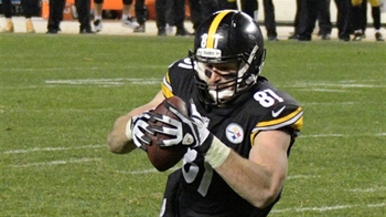 Shannon Sharpe reacts to Jesse James having his touchdown overturned during Sunday's loss