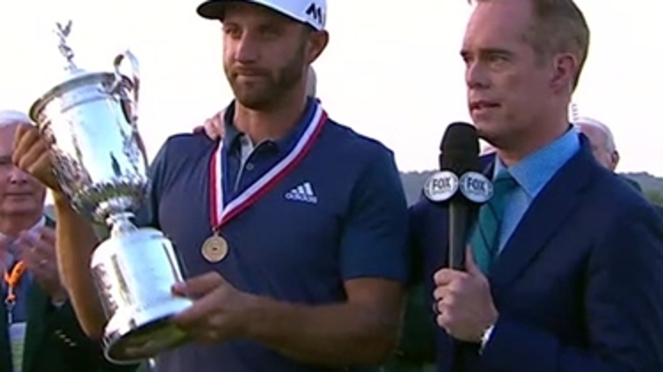Dustin Johnson wins the 2016 U.S. Open for his first major championship