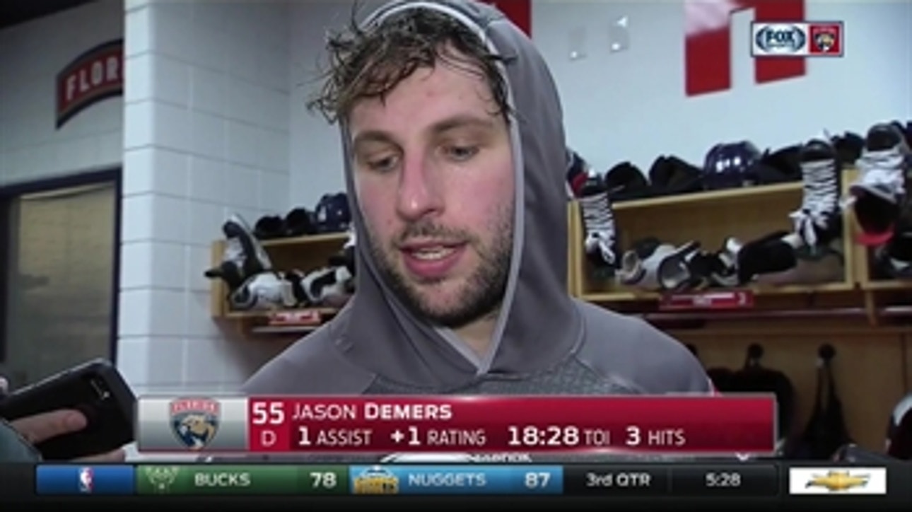 Jason Demers: It's nice to get our players back