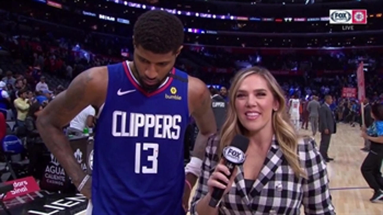 Paul George talks after win over Knicks | Clippers LIVE