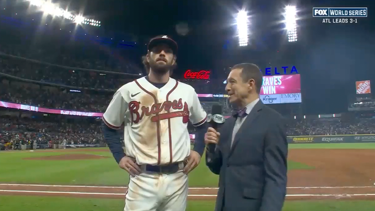I'm just so thankful to be here' - Dansby Swanson spoke to Ken Rosenthal  about his big Game 4 home run and excitement for the people of Atlanta