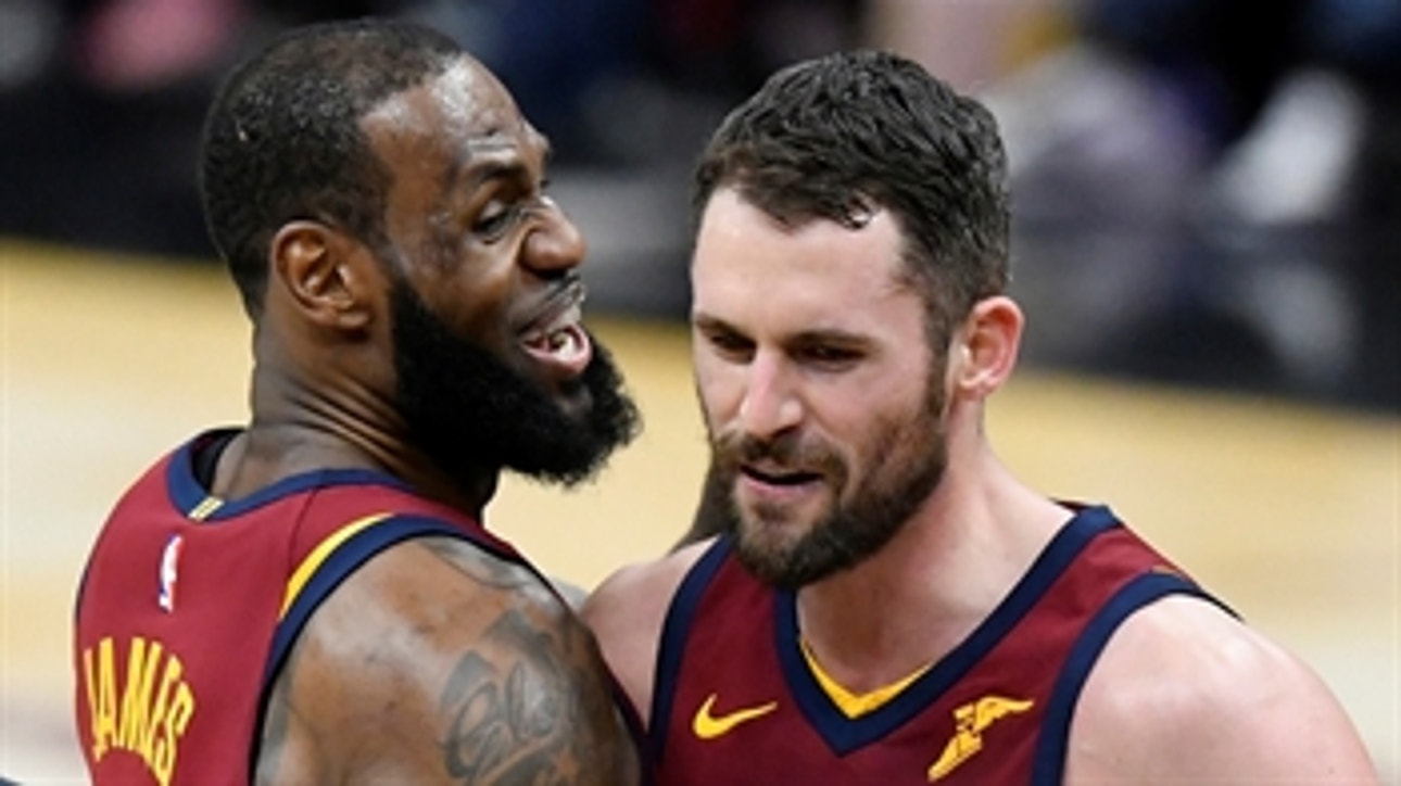 Nick Wright reacts to LeBron's clutch pass to Kevin Love: He makes the right play, no matter what