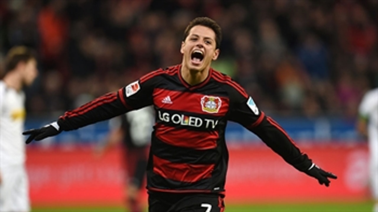 Chicharito goal gives Leverkusen 2-0 lead against Hannover 96  ' 2015-16 Bundesliga Highlights
