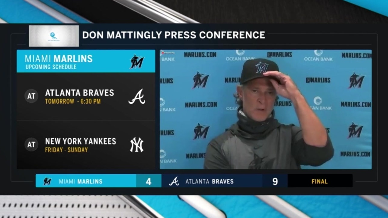 Marlins manager Don Mattingly breaks down Wednesday's loss