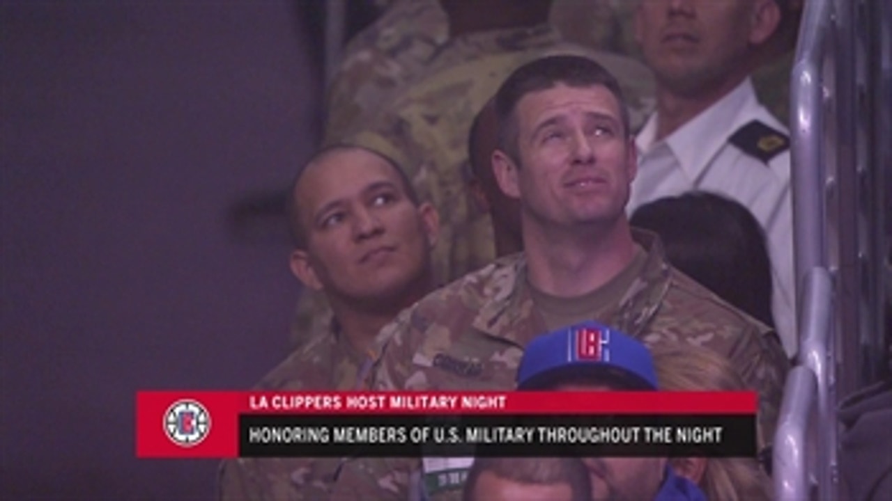 Clippers honor US Military on Monday night