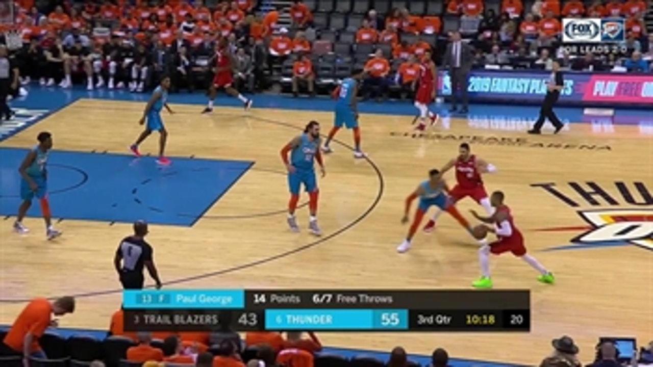 HIGHLIGHTS: Westbrook Swats the Dame