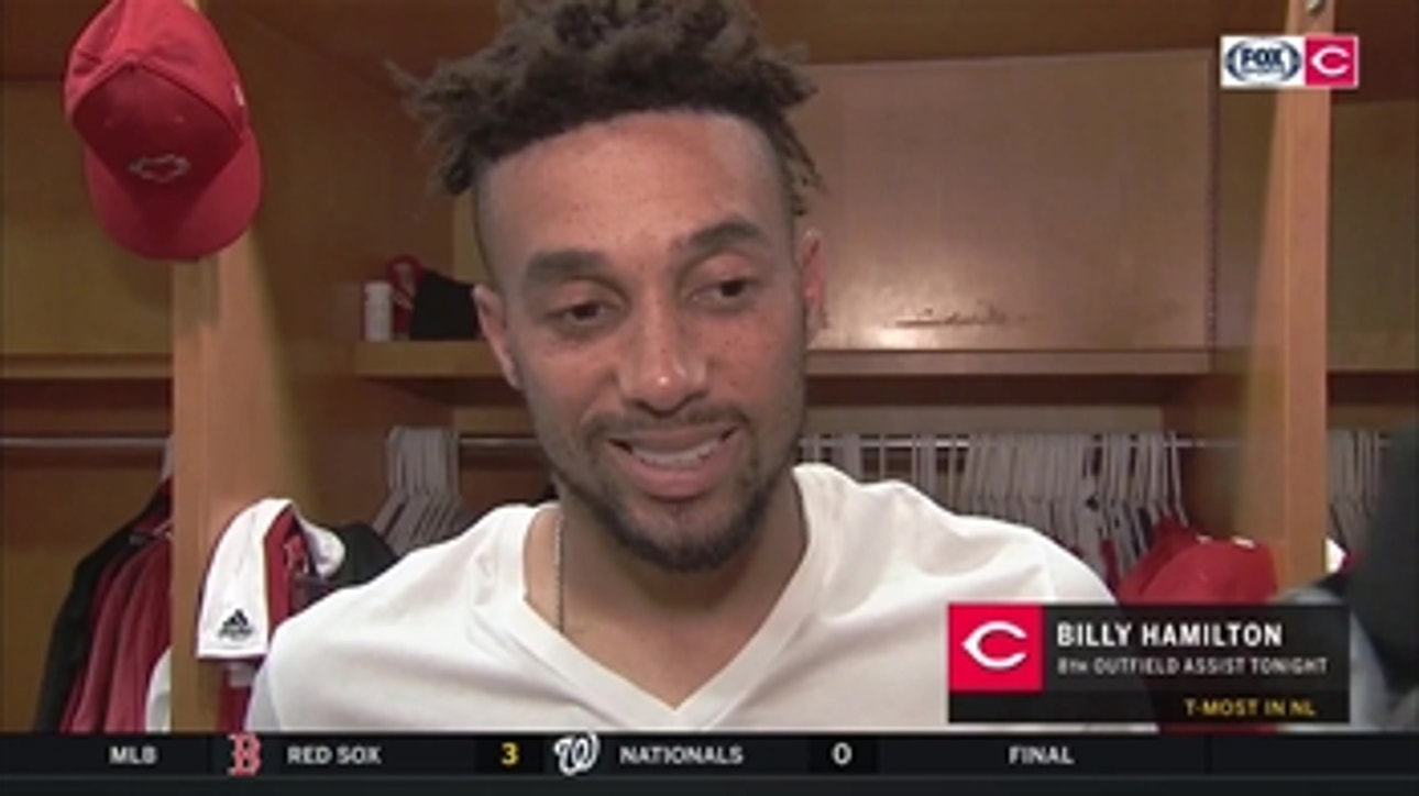After clutch assist, Billy Hamilton's teammates showed him the love