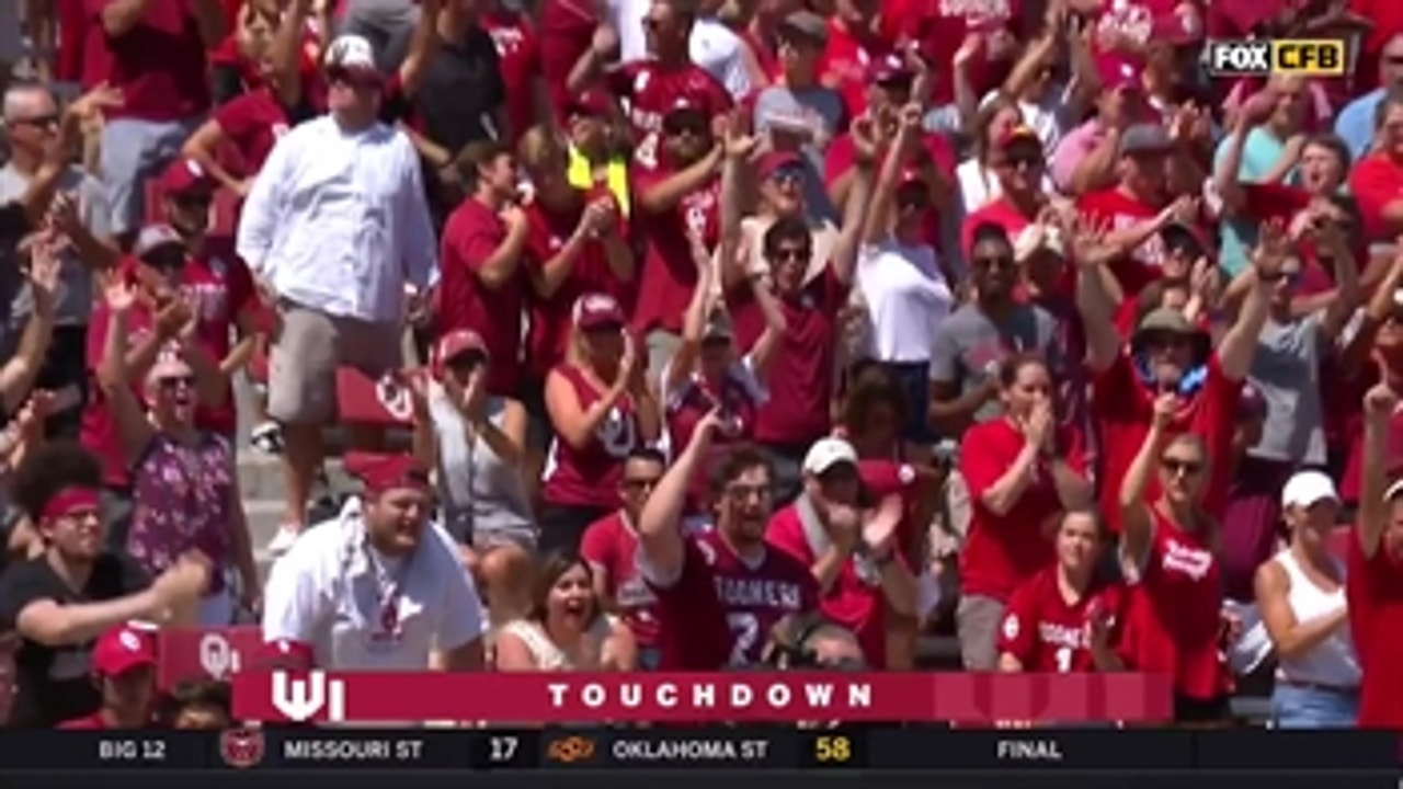 Oklahoma uncorks another 65-yard TD to take a 42-0 lead vs. FAU