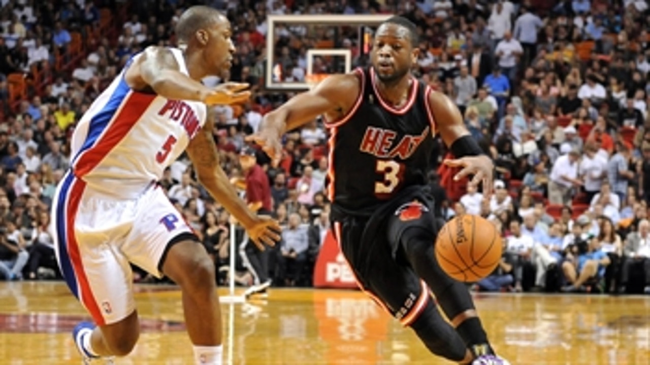 D-Wade helps Heat top Pistons