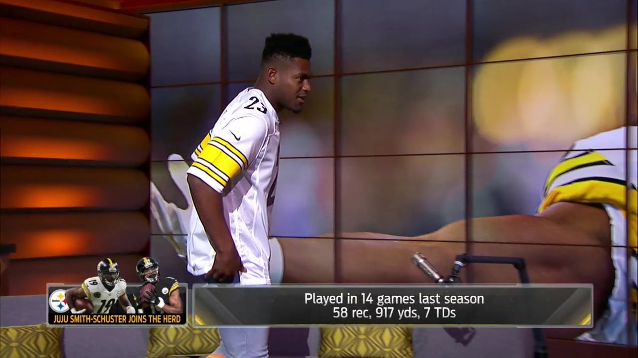 JuJu Smith-Schuster joins Colin to talk Darnold, LeBron, Tomlin and more ' THE HERD
