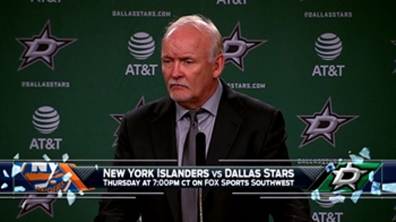 Lindy Ruff on playing hard, in win over Pittsburgh