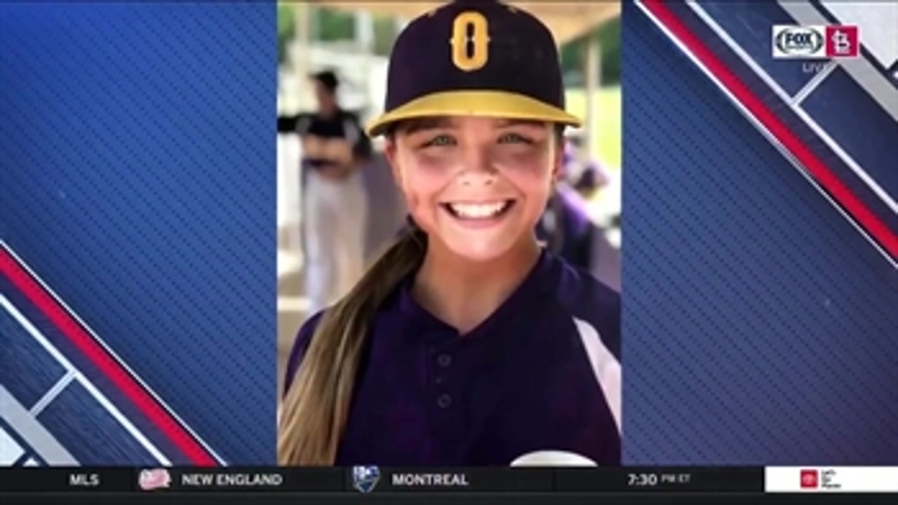 Skylinn Pogue is playing baseball with the boys and absolutely crushing it